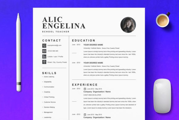 Download CV Template Professional Clean Resume - Professional clean Collection