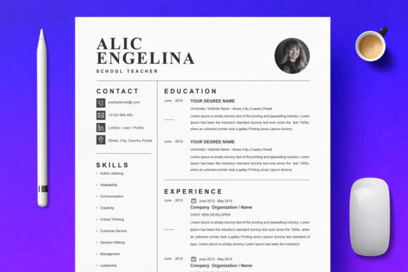 Download CV Template Professional Clean Resume - Professional clean Collection