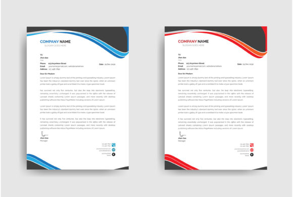 Download Professional Clean Letterhead Design - Professional clean Collection