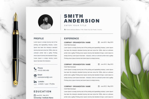 Download Professional Clean One Page Resume - Professional clean Collection